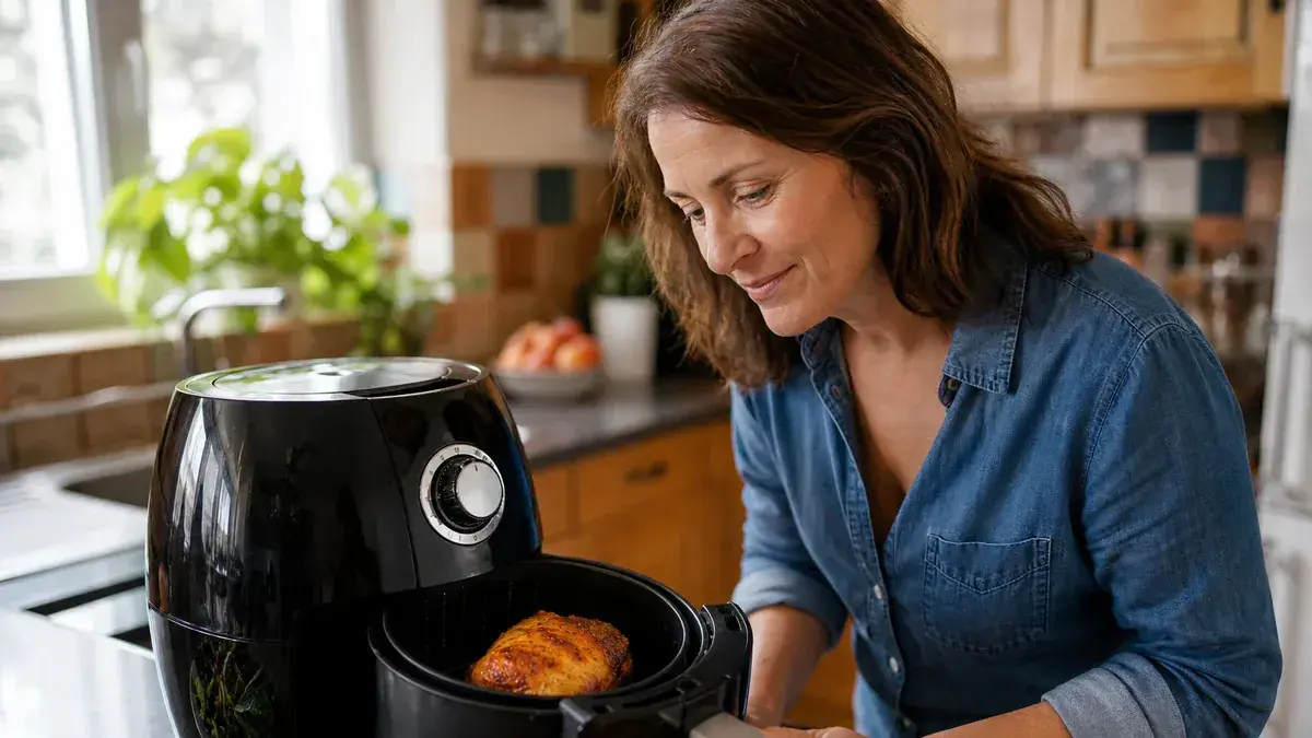 Cuisse de poulet à l’Air Fryer : recette, température et temps de cuisson