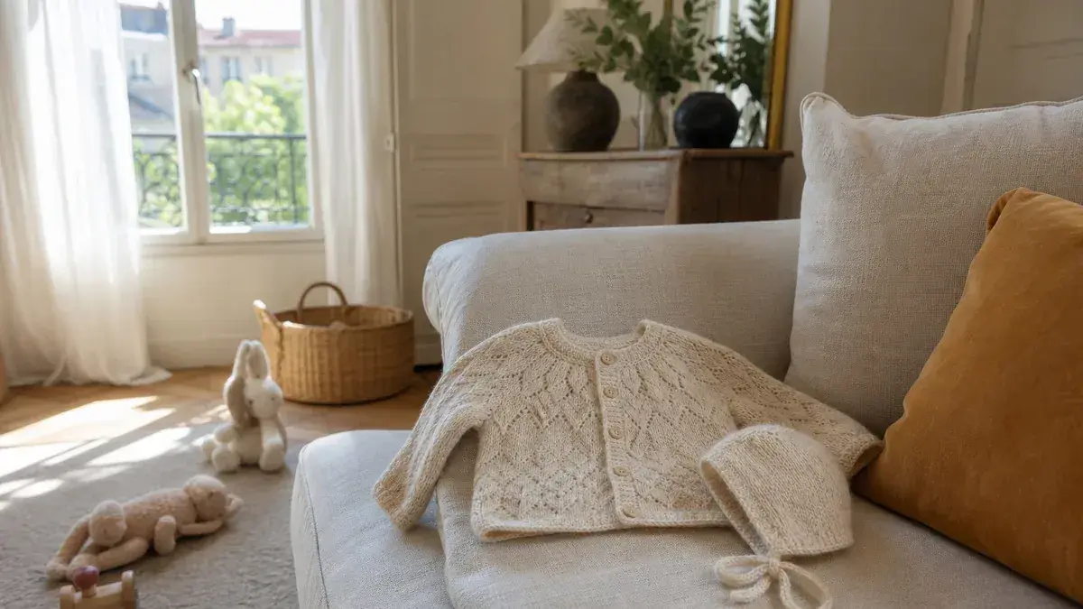 Modèles de tricot layette naissance gratuits : brassières, bonnets et explications pas à pas