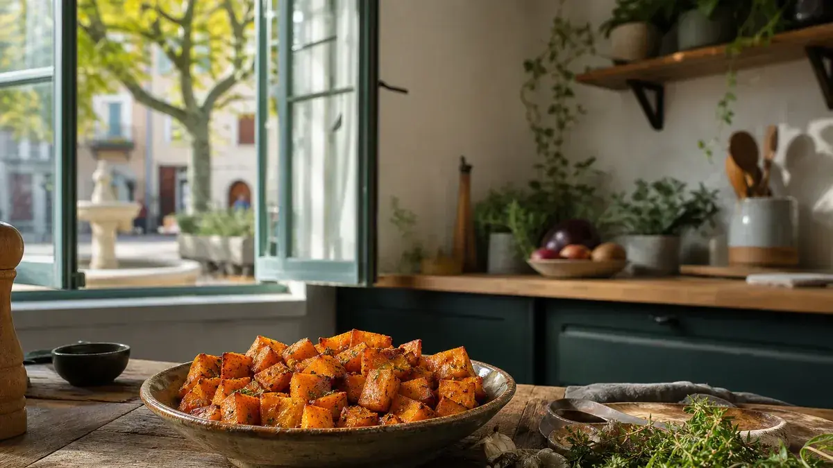 Patate douce à l’Air Fryer : recette en frites ou en cubes, température et cuisson