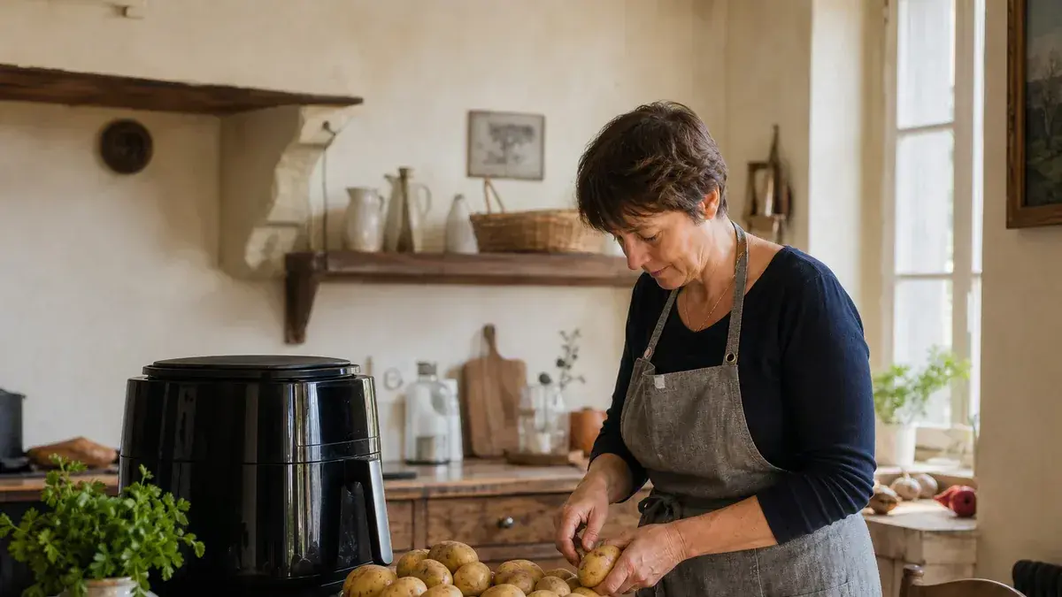 Pommes de terre à l’Air Fryer Ninja : recette, réglages et temps de cuisson