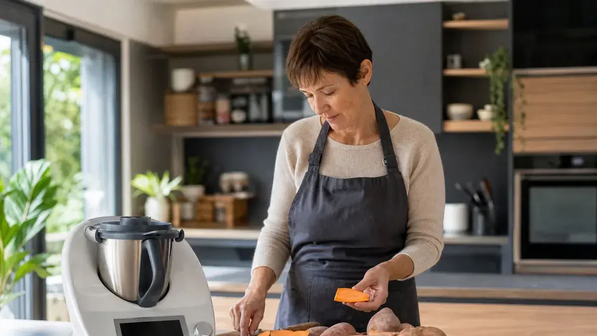 Purée de patate douce au Thermomix : recette, quantités et réglages