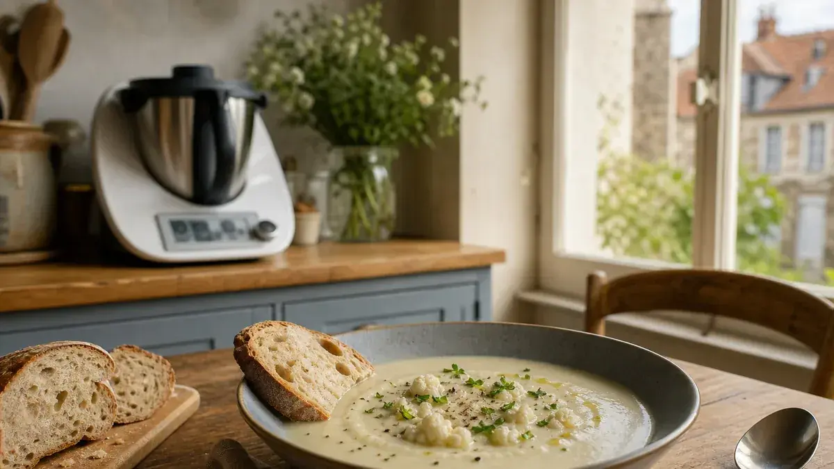 Velouté de chou-fleur au Thermomix : recette, quantités et temps de cuisson